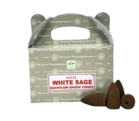 White Sage Backflow Incense Cones