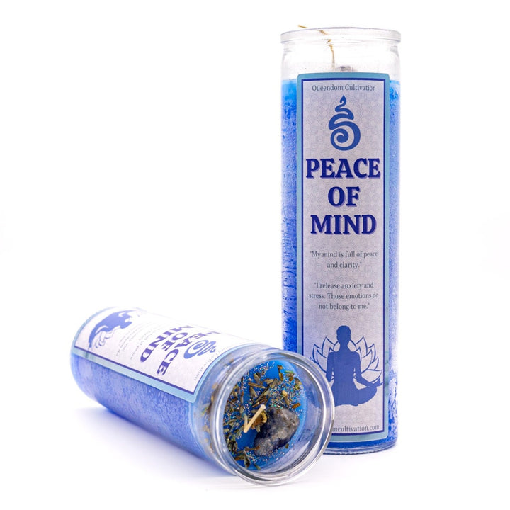 Peace of Mind Crystal Intention Candle