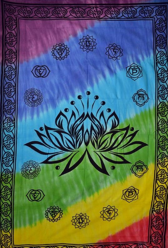 Lotus Chakra Tapestry