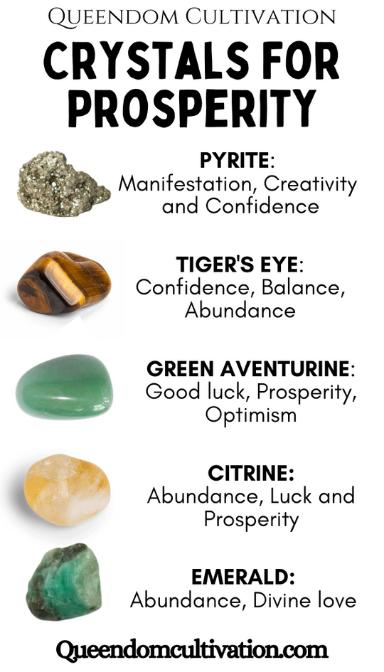 Crystals for Prosperity Queendom Cultivation