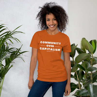 Community Over Capitalism Unisex t-shirt